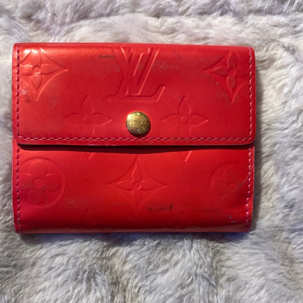 Louis Vuitton Scarlet Embossed Wallet